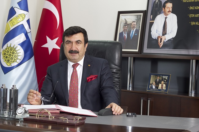 ÇORUM TİCARET BORSASI YÖNETİM KURULU BAŞKANI ALİ BEKTAŞ, 2017 YILININ HEM ÜRETİCİLER HEM DE TÜCCARLAR İÇİN VERİMLİ BİR SEZON OLMASINI DİLEDİ (M. MUTTALİP YALÇIN/ÇORUM-İHA)