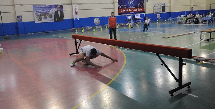 HİTİT ÜNİVERSİTESİ BEDEN EĞİTİM VE SPOR YÜKSEK OKULU ÖZEL YETENEK SINAVLARI BAŞLADI. (M. MUTTALİP YALÇIN/ÇORUM-İHA)