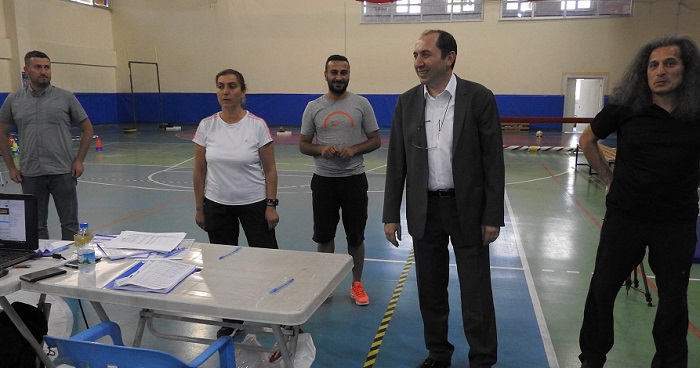 HİTİT ÜNİVERSİTESİ BEDEN EĞİTİM VE SPOR YÜKSEK OKULU ÖZEL YETENEK SINAVLARI BAŞLADI. (M. MUTTALİP YALÇIN/ÇORUM-İHA)
