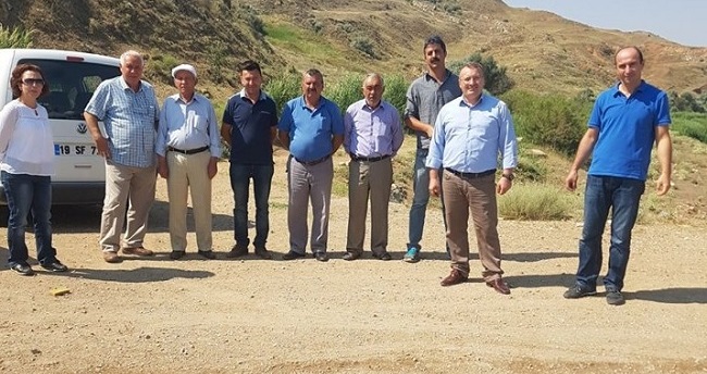 SUNGURLU'DA İNCELEME YAPTILAR (SERKAN ŞANSEVER/ÇORUM-İHA)