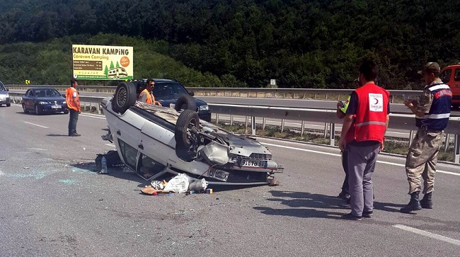 HASTANE DÖNÜŞÜ KAHREDEN KAZA