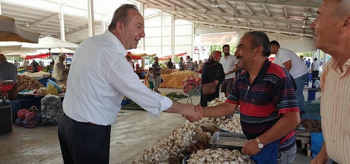 ESNAFIN SORUNLARINI DİNLEDİ (SERKAN ŞANSEVER/ÇORUM-İHA)