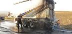 BETON MİKSERİNDE YANGIN PANİĞİ