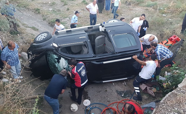 ÇORUM’DA KORKUNÇ TRAFİK KAZASI