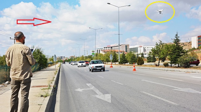 KEMERSİZ SÜRÜCÜLERE DRONE ŞOKU