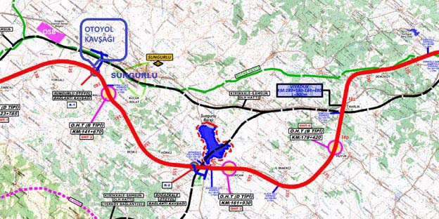 SUNGURLU'DA OTOYOL TARTIŞMASI YENİDEN ALEVLENDİ. (SERKAN ŞANSEVER/ÇORUM-İHA)