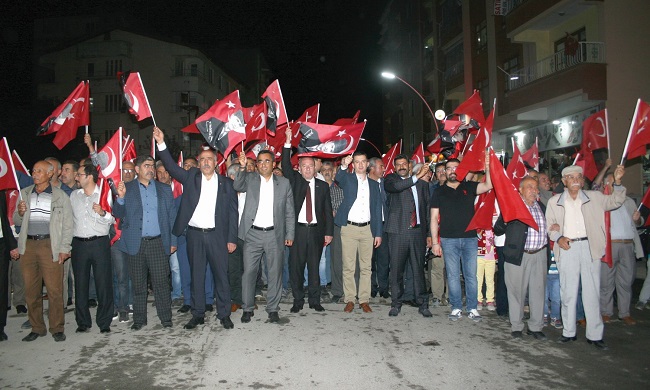 YÜRÜYÜŞ DÜZENLENDİ (SERKAN ŞANSEVER/ÇORUM-İHA)