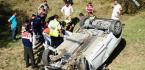 OTOMOBİL ŞARAMPOLE UÇTU:1 ÖLÜ