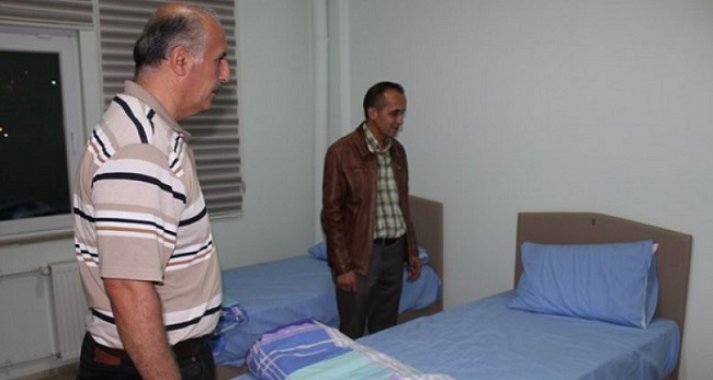 PANSİYONLARI DENETLEDİ (SERKAN ŞANSEVER/ÇORUM-İHA)