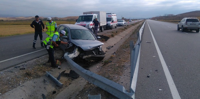 BARİYERLER OTOMOBİLE SAPLANDI