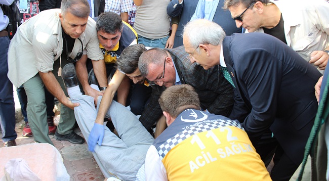 DERDİNİ ANLATAMADAN BAYILDI