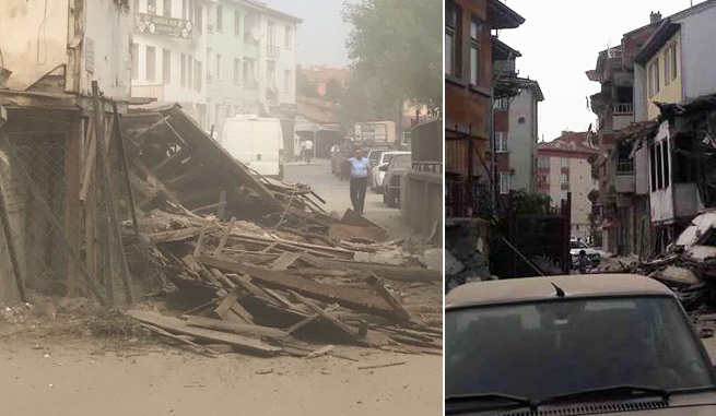 metruk bina çöktü çorum (3)
