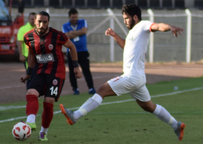 SPOR TOTO 3. LİG’DE MÜCADELE EDEN ÇORUM BELEDİYESPOR SAHASINDA KARŞILAŞTIĞI UTAŞ UŞAKSPOR İLE 1-1 BERABERE KALDI. (İHA/ÇORUM-İHA)