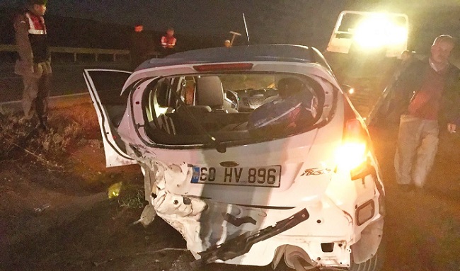 ARAÇLAR HURDAYA DÖNDÜ (SERKAN ŞANSEVER/ÇORUM-İHA)