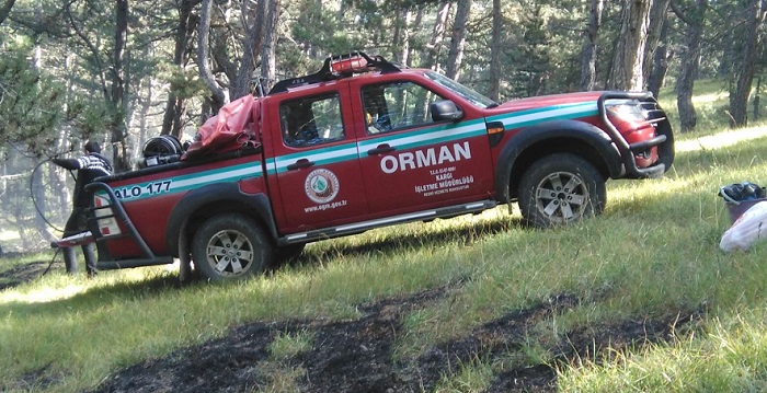 ÇORUMDA ORMAN YANGINI SON ANDA ÖNELENDİ (TURAN OZAN ACAR/ÇORUM-İHA) (TURAN OZAN ACAR/ÇORUM-İHA)