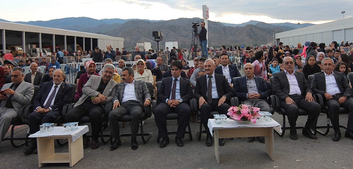 OSMANCIK BELEDİYESİ TARAFINDAN YAPIMI TAMAMLANAN ŞEHİRLERARASI OTOBÜS TERMİNALİ, ŞEHİT MUSTAFA AYNA GEMİCİ TABİAT PARKI, İTFAİYE BİNASI VE BELEDİYE HİZMET KAMPÜSÜ İÇİN TOPLU AÇILIŞ TÖRENİ DÜZENLENDİ (BÜLENT ÖZKALELİ/ÇORUM-İHA)