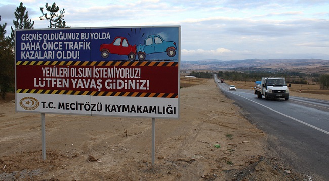 KAYMAKAM’DAN SÜRÜCÜLERE LEVHALI UYARI