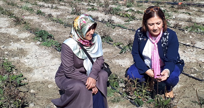 KADIN VEKİL SULAMA SORUNUNU ÇÖZDÜ