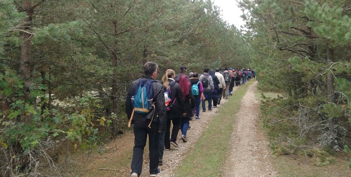 ÇORUM’UN OSMANCIK İLÇESİNDE DOĞA YÜRÜYÜŞÜ DÜZENLENDİ (İSMAİL KABAKDERE/ÇORUM-İHA)