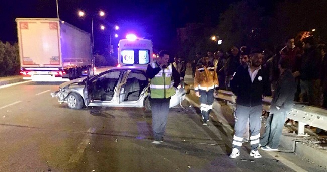 KAZA YAPTI ORTADAN KAYBOLDU