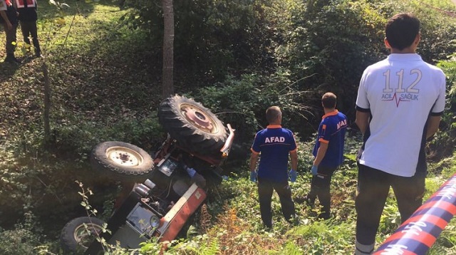 GENÇ TRAKTÖRÜN ALTINDA CAN VERDİ