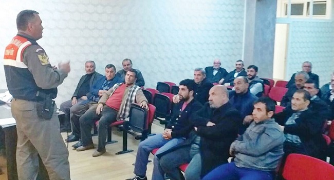 SERVİS ŞOFÖRLERİNE EĞİTİM VERİLDİ
