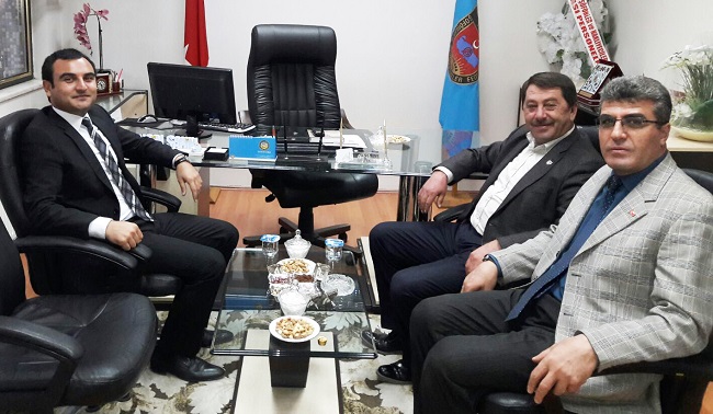 KAYMAKAMDAN TAHSİN ŞAHİN’E ZİYARET