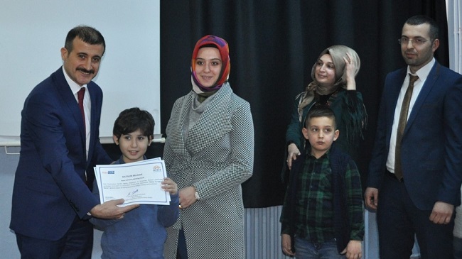 BAŞARILI ÇOCUKLAR SERTİFİKA ALDI