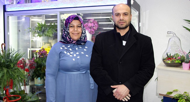 EŞİNE BÖYLE DESTEK OLDU
