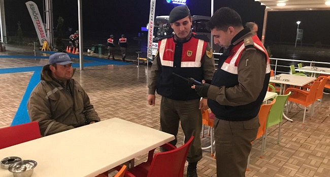JANDARMA KOMUTANI DENETİM YAPTI