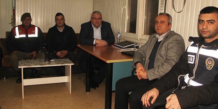 GÜVENLİK GÜÇLERİNİ ZİYARET ETTİ