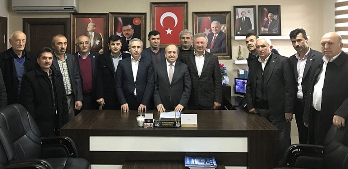 KÖY MUHTARLARI TALEPLERİNİ İLETTİ