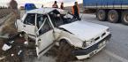 OTOMOBİL TAKLA ATTI: 5 YARALI
