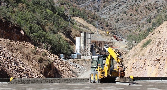 OĞUZLAR BARAJI HIZLA YÜKSELİYOR