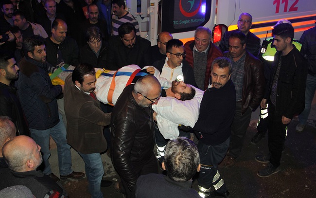 AFRİN GAZİSİ EVİNE GETİRİLDİ