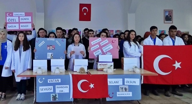 MEHMETÇİĞE LEBLEBİ GÖNDERDİLER