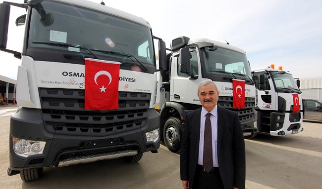 BELEDİYENİN ARAÇ FİLOSU GÜÇLENDİ