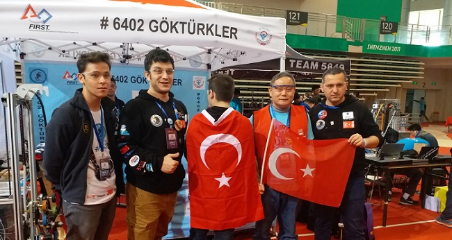 ÇORUMLU GÖKTÜRK ROBOTU YAPTIRDI