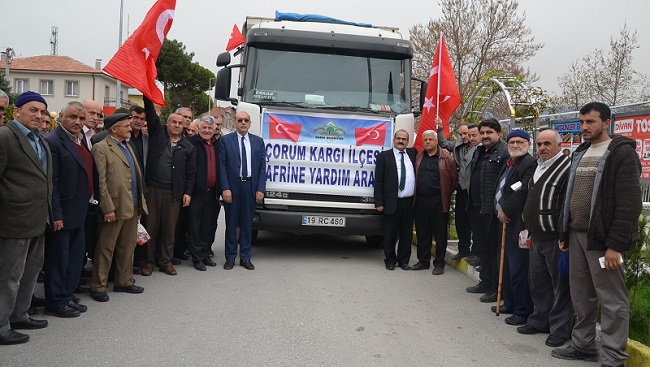 AFRİN’E 13 TON PİRİNÇ GÖNDERDİLER