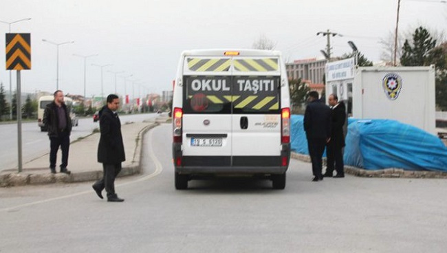 ÖĞRENCİ SERVİS ARAÇLARI DENETLENDİ
