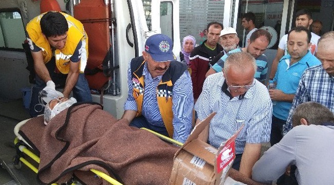 ATV KAZASINDA AĞIR YARALANDI