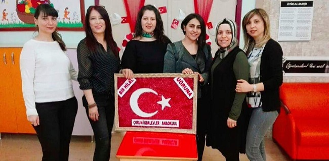DEĞERLİ BAYRAĞIM İLE DERECE ALDILAR