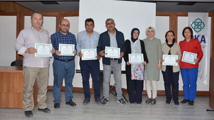 BAŞARILI PROJEDE BELGELER VERİLDİ
