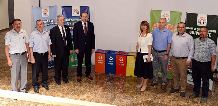 HİTİT ÜNİVERSİTESİNDE HEDEF SIFIR ATIK