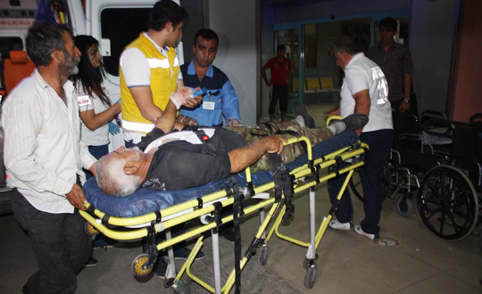 TALİHSİZ ADAMIN 4 PARMAĞI KOPTU