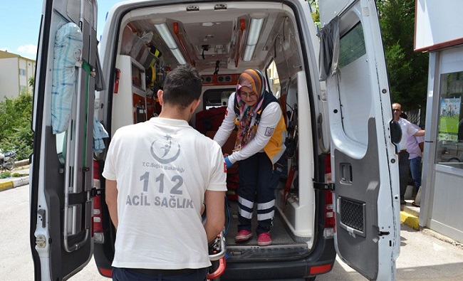 KÖSTEBEK YÜZÜNDEN HASTANELİK OLDU