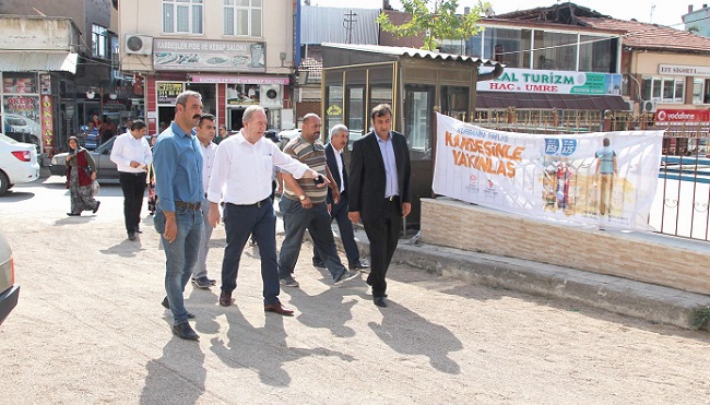 ŞAHİNER ÇALIŞMALARI YERİNDE İNCELEDİ