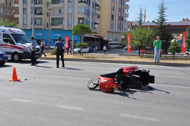 BİSİKLETLİ GENÇ ÖLÜMDEN DÖNDÜ