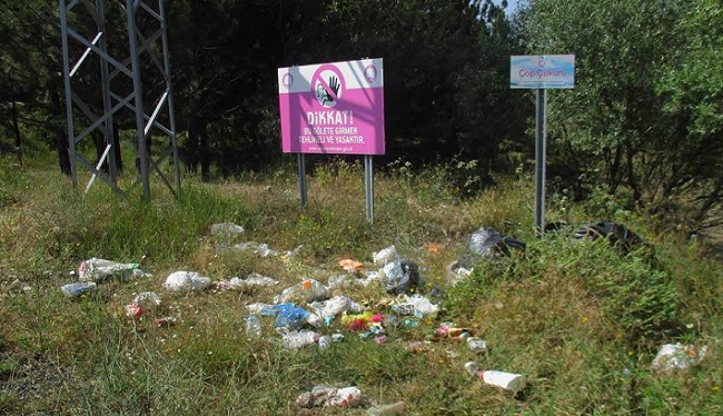 GÖLETTE ÇEVRE TEMİZLİĞİ YAPILDI