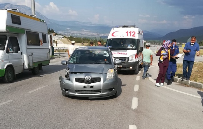 KARGI KAVŞAĞINDA KAZA: 5 YARALI